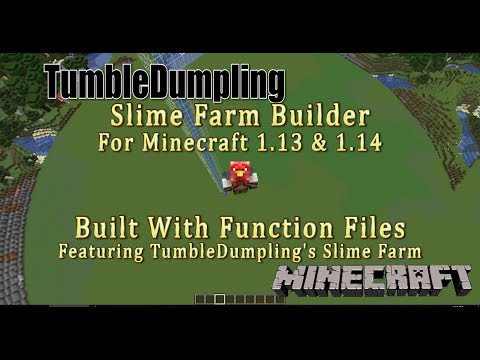 Slime Farm For Minecraft 113 114 Uses Function Files