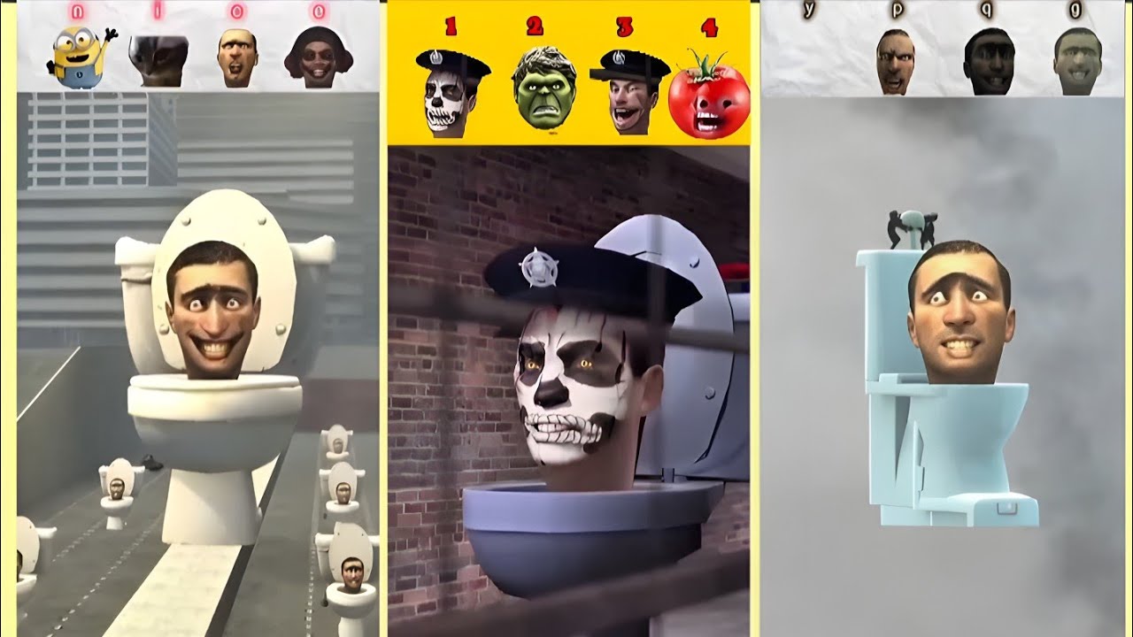 Find right voise SKIBIDI TOILET151