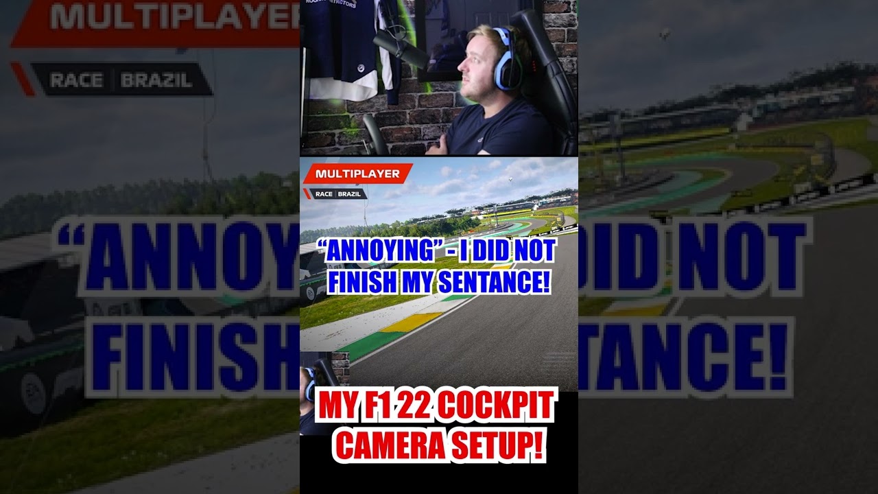 F1 2022 COCKPIT CAMERA SETUP! 