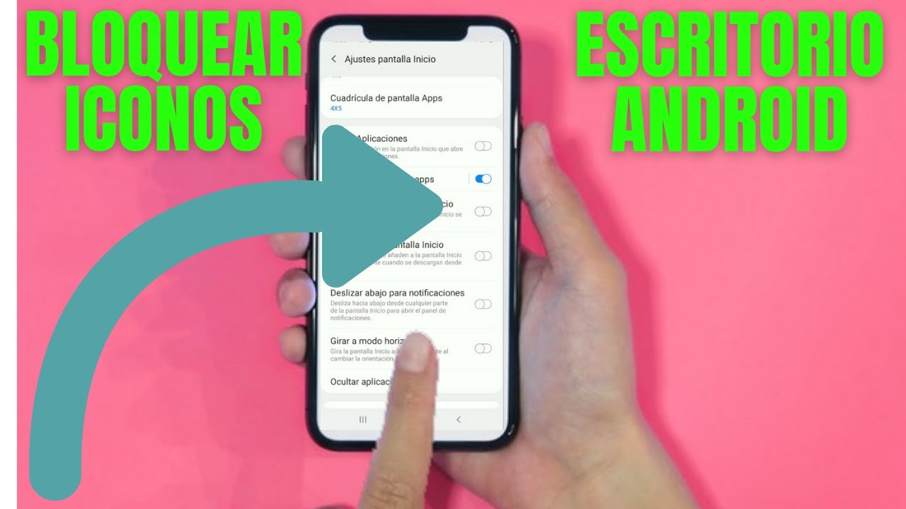 Cómo bloquear los iconos en Android