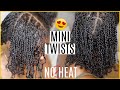 STRETCHED HEATLESS MINI TWIST | TYPE 4 HAIR