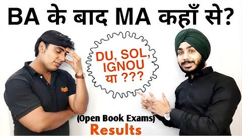 DU-SOL Open Book Exam Results Update | MA, M.Com, B.Ed कहा से करे?| Sartaz & Jasmeet Classes