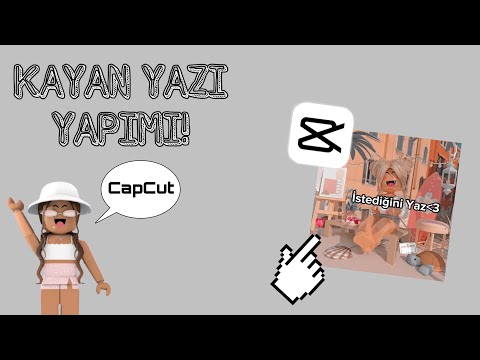 CapCut Kayan Yazı Yapımı!🎀💗