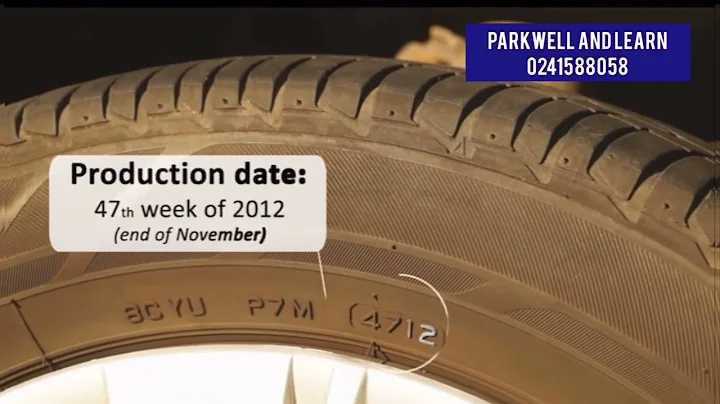 How to determine the manufacturing date of a tyre (English and Twi)