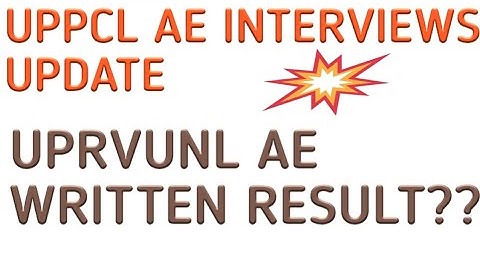 uppcl ae | uprvunl ae | uprvunl ae result #uppcl #uprvunl #uppscae UPPSC ae | govtjobs | jobs | gate