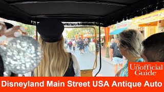 Disneyland Main Street U.S.A. Antique Automobile 4K POV