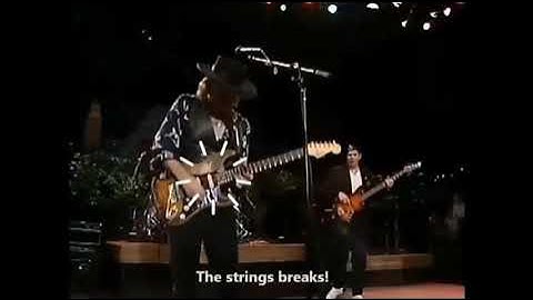 Top Live broken strings !! Eric Clapton,  Stevie Ray Vaughan,  buddy guy .