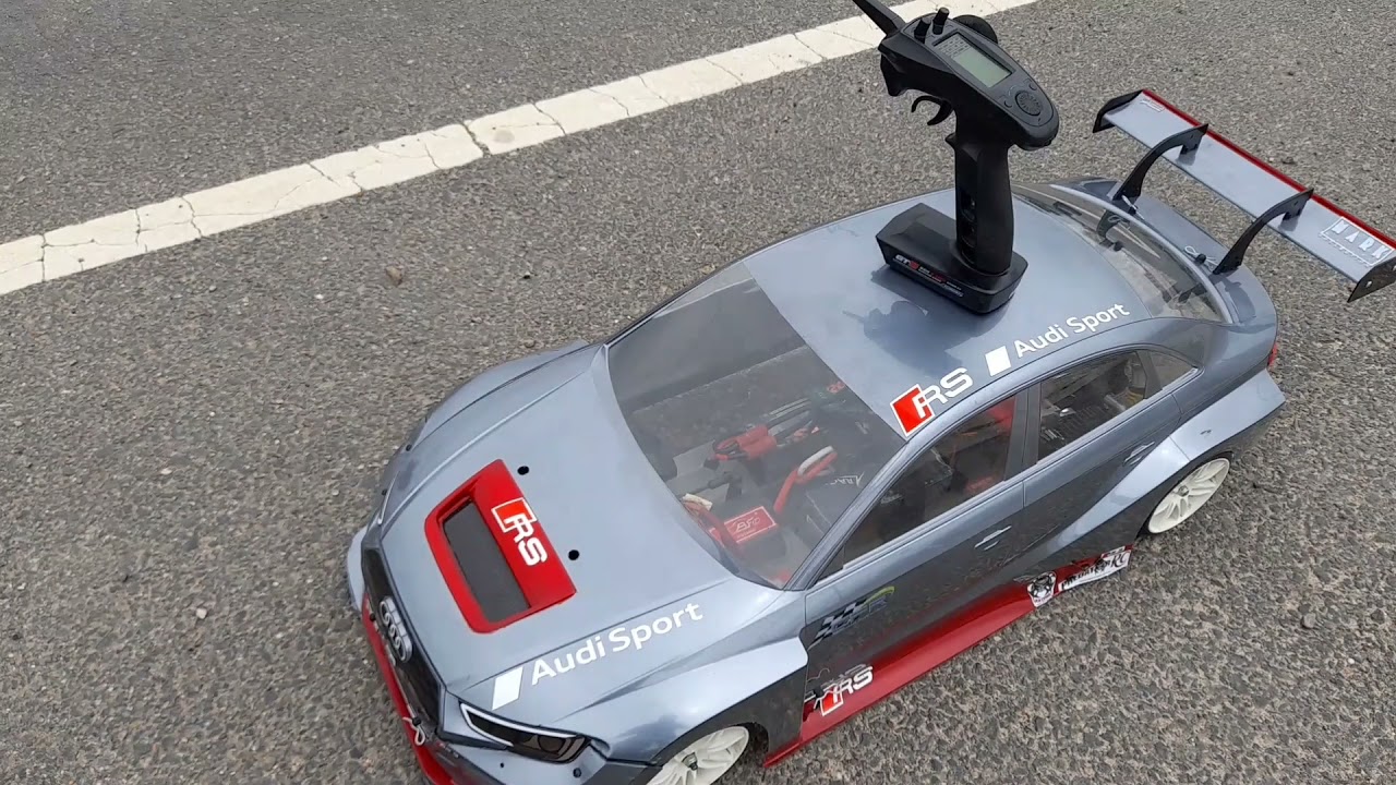 1/5 scale FG Sportsline 4wd on 8s , fast passes