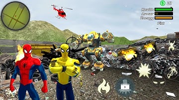 Süper Kahraman Örümcek Adam Oyunu - Spider Rope Hero Gangstar Vegas City #9 - Android Gameplay