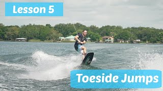 How To Do Toeside Wake Jumps | Wakeboard Tutorial