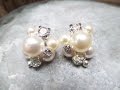 DIY Cluster Pearl Earrings Tutorial | Wedding Jewelry Series | Cat Fox Designs