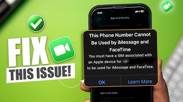 Fix “This Phone Number Cannot Be Used by iMessage and FaceTime” Error on iPhone