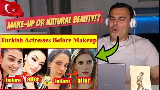 Italian Reaction 🇹🇷 Turkish Actress Without Makeup 😳 You have to see this shocking video!