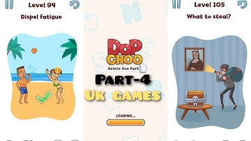 Dop Choo- Delete One Part | Level 91-120 | Part-4 | iOS Android | Gameplay | (Uk Games)