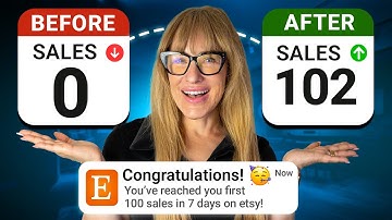 How to Get Your First 100 Sales on Etsy in 2025 (Step by Step Tutorial for Beginners)
