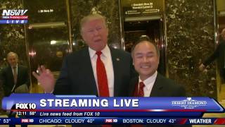 WATCH: Donald Trump Meets With SoftBank Chairman Masayoshi Son - FNN