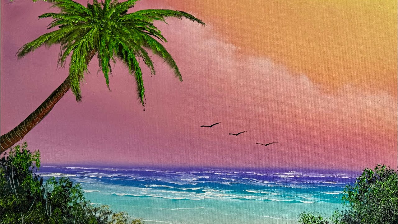 Буквально КАЖДЫЙ ШАГ — Учебник по морскому пейзажу для начинающих 