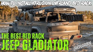 BEST Bed Rack for Jeep Gladiator | Install Xtrusion Overland XTR1