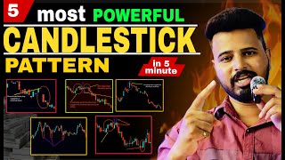 5 Most Powerful Candlestick pattern | Explained for Beginners 2025 | how to identify and use Profile