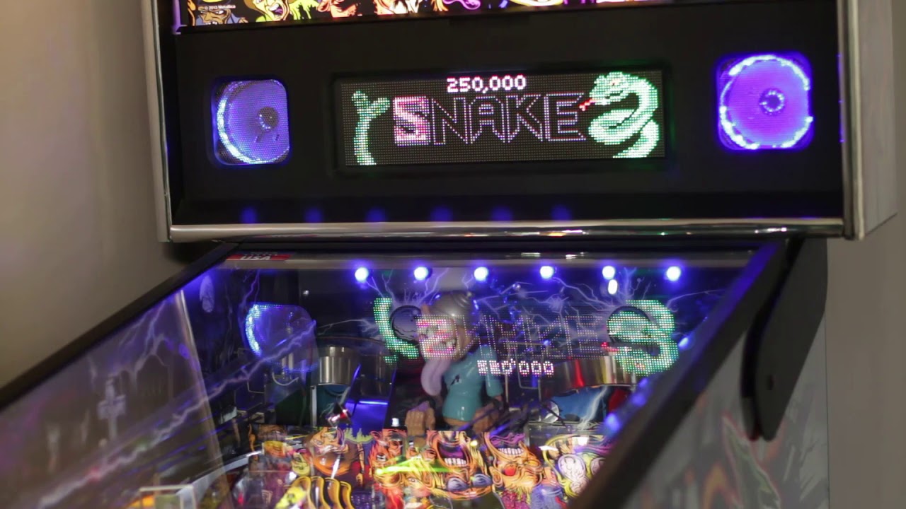 PIN2DMD Color LED DMD in a Stern Metallica Pinball YouTube