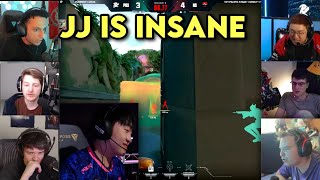Valorant Pros React To PRX Jinggg 1000 IQ Play Denying Spikeplant &amp; Insane 3K
