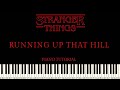 Kate Bush - Running Up That Hill (STRANGER THINGS Piano Tutorial)