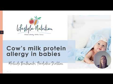 Cow's milk protein allergy: Melinda from Lifestyle Nutrition