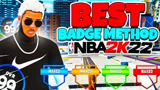 Best badge method on NBA 2k22‼️ Earn all your badges in 1 day 😀 😈