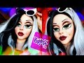 Goth BRATZ Doll Makeup Transformation