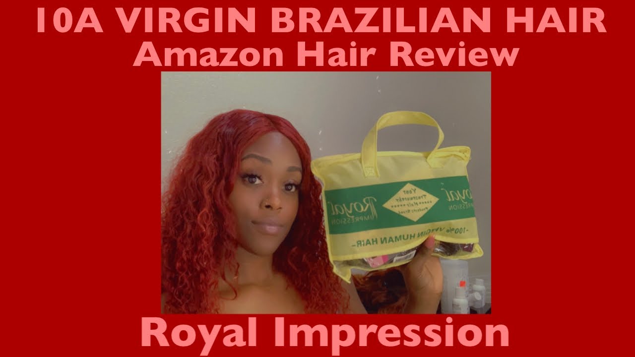 AMAZON HAIR REVIEW‼️ ft. Royal Impression 10A Virgin Brazilian Curly