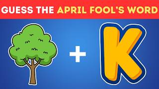 Guess the April Fool's Word by Emoji? 🤔 #trending #quiz #challenge #trendingvideo #trivia #emojigame