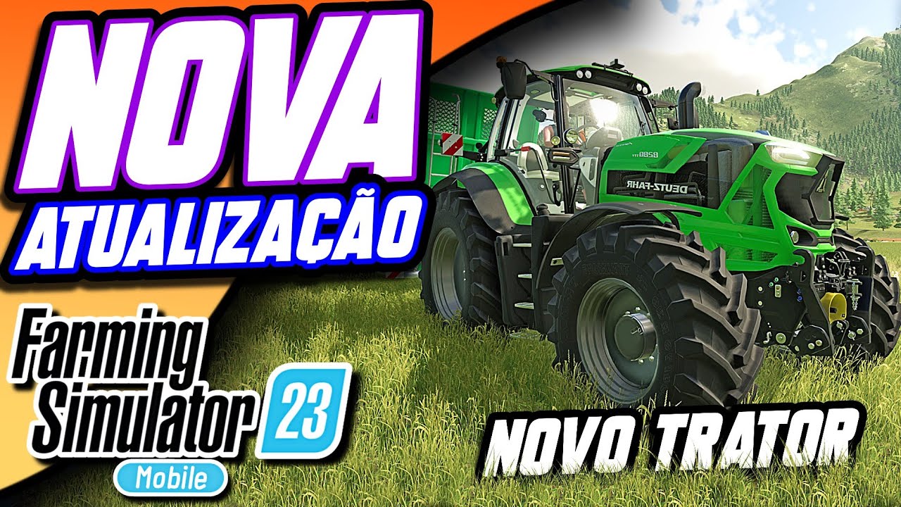 NOVO SIMULADOR DE FAZENDA E TRATOR PARA CELULAR! FARMING SIMULATOR 23 