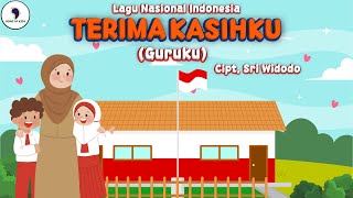 Terima Kasihku (Guruku) Cipt. Sri Widodo - Lagu Nasional Indonesia (Video Lirik) Song of Kids