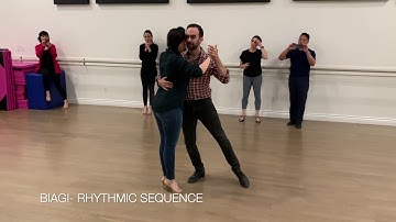 Tango Class: Rhythm Please! Jerry and Christine #tangoclass #tangolesson #tango