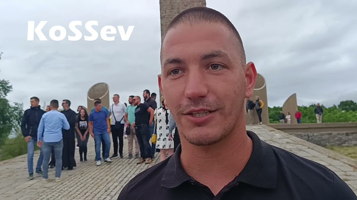 Manojle Krsmanović iz CG na Gazimestanu