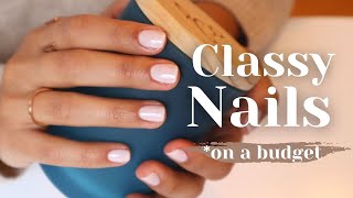 How to At Home Manicure | DIY Natural Nails with Salon Results! Resimi