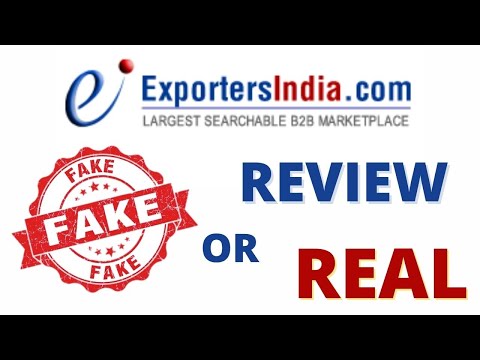 Exportersindia Review - Exportersindia Fake Or Real? - Online Platform - Exportersindia Export 2021