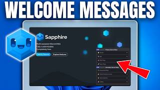 How to Add Sapphire Bot to Your Discord Server | Discord Welcome Messages 2026