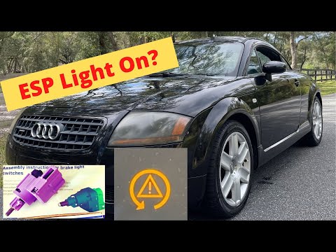 Audi TT brake light not working, traction control light on Brake pressure sensor code 0526 0813 0435