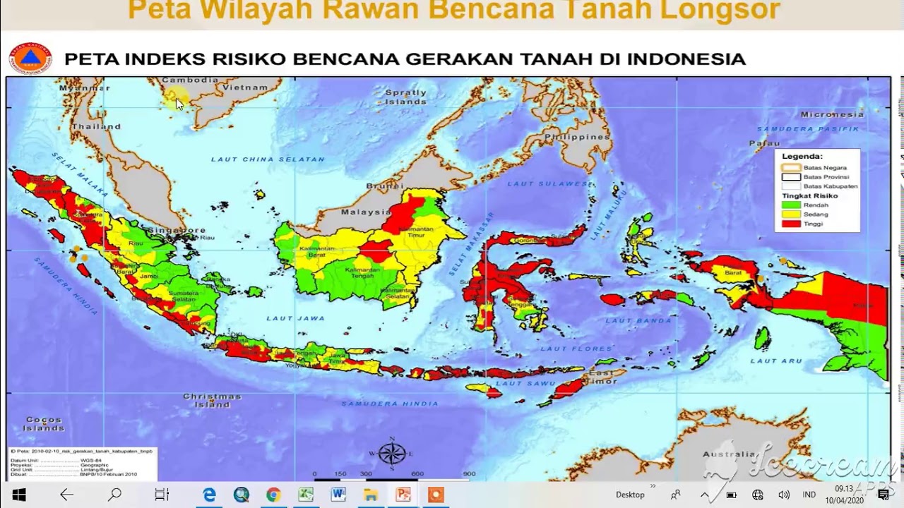 Persebaran Wilayah Rawan Bencana Alam Di Indonesia Geohepi  My XXX Hot