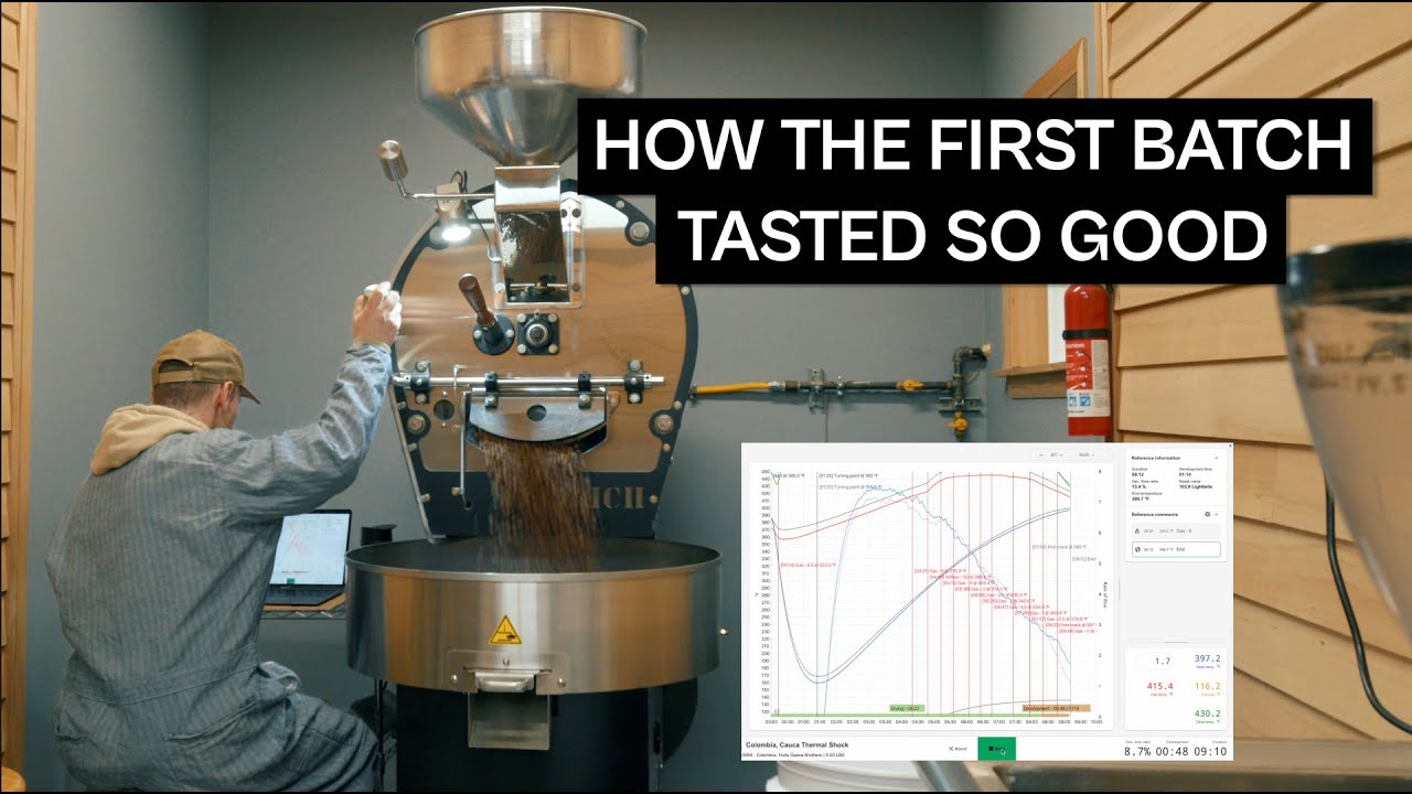 Обзор обжарки кофе — как мы обжаривали кофе сорта Колумбия, Уила от братьев Гаска 