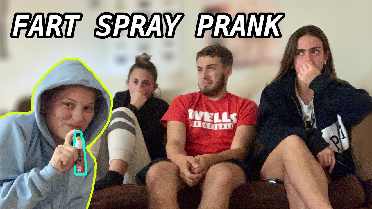 FART SPRAY PRANK ON BOYFRIEND AND BESTFRIENDS **Hilarious** YouTube