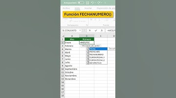 convertir mes en letra a numero #shorts #excel