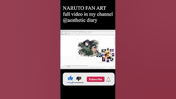 Naruto aesthetic photo collage | full designing video using coreldraw and photoshop