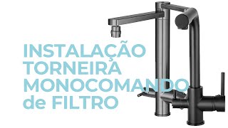 Como Instalar Torneira Monocomando Giratória de Filtro