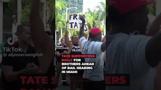 Andrew Tate’s supporters took their protest to another level outside jail…”