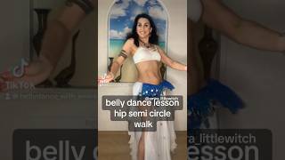 Belly dance tutorial | semi circle walk #bellydancelesson #bellydancetutorial #howtobellydance