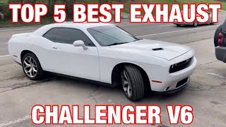 Top 5 BEST Exhaust Set Ups for Dodge Challenger V6!