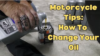 How to Change the Oil in a Harley Davidson Motorcycle - Motorcycle Tips - 2000 Road King Classic