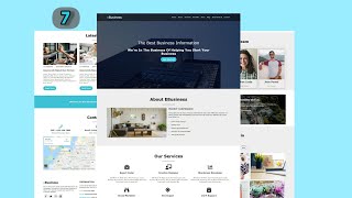 Full Create A Response Business Website || (part-7) Design Using Html Css and JavaScript || step by steps News